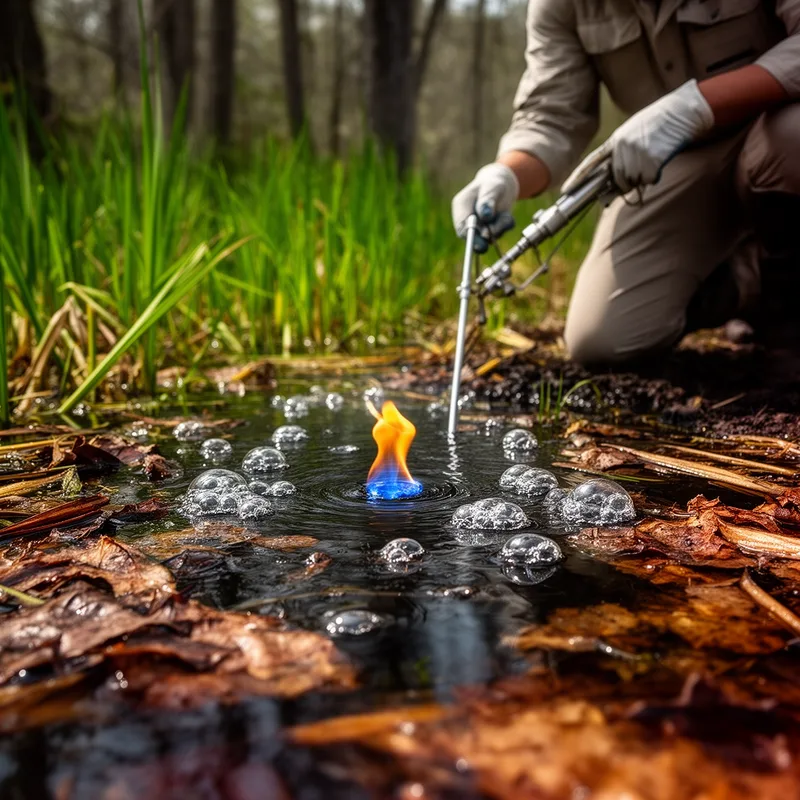 marsh gas