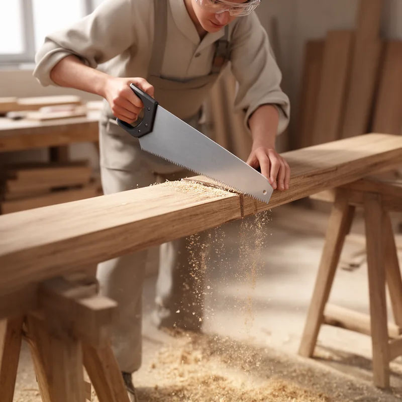to saw wood