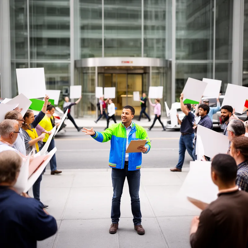 to organize picket