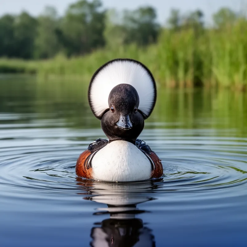 hooded merganser