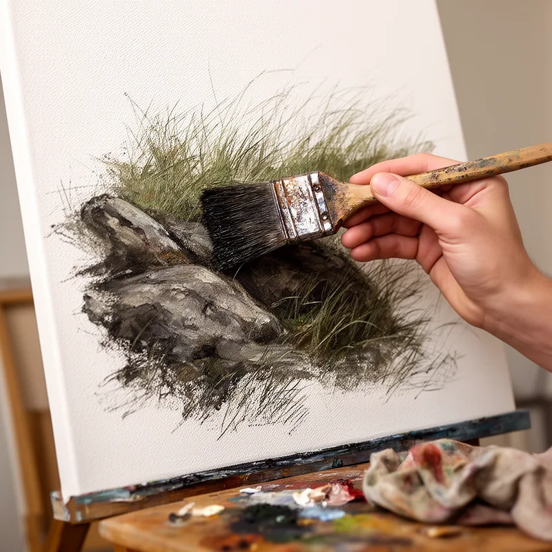 dry brush