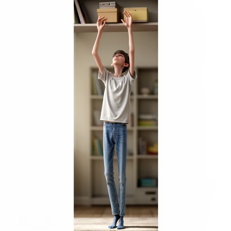 lanky frame