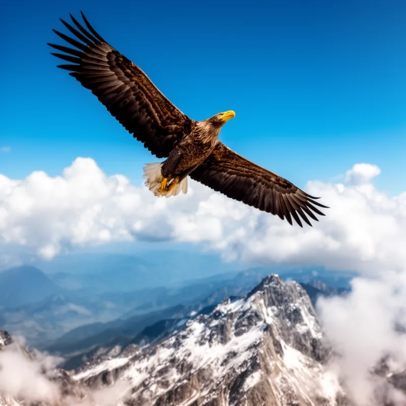 soaringly