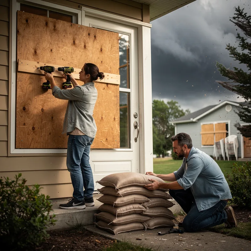 to batten down the hatches