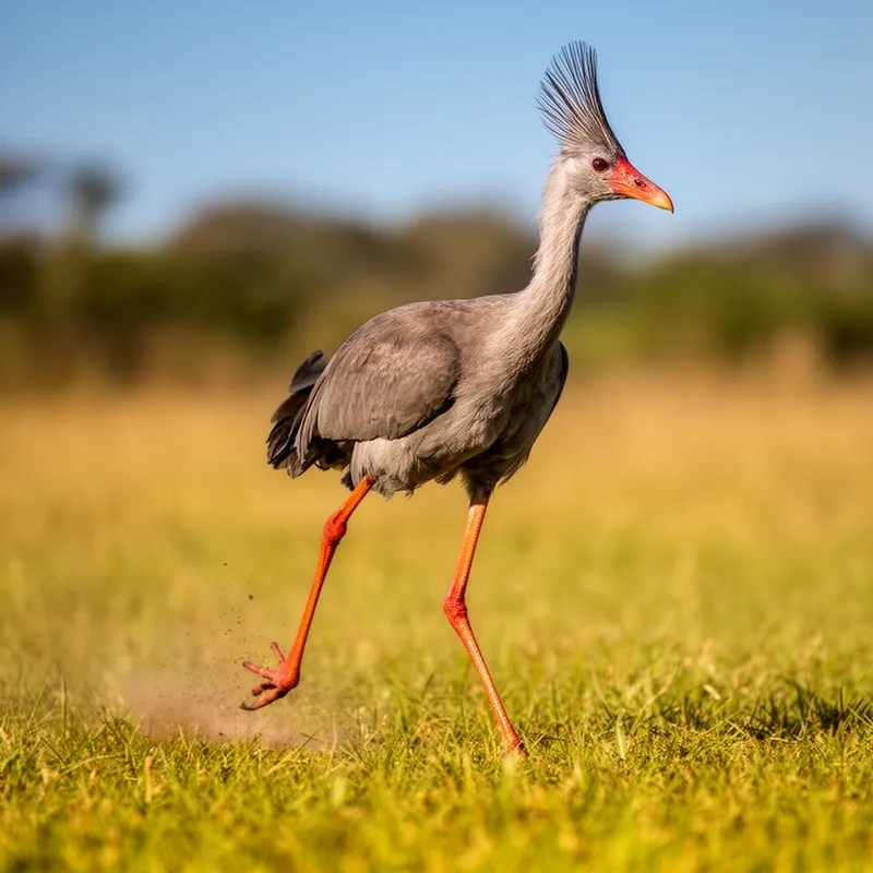 crested cariama