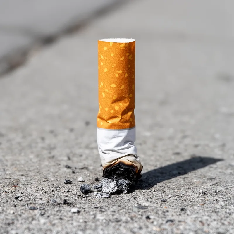 cigarette butt