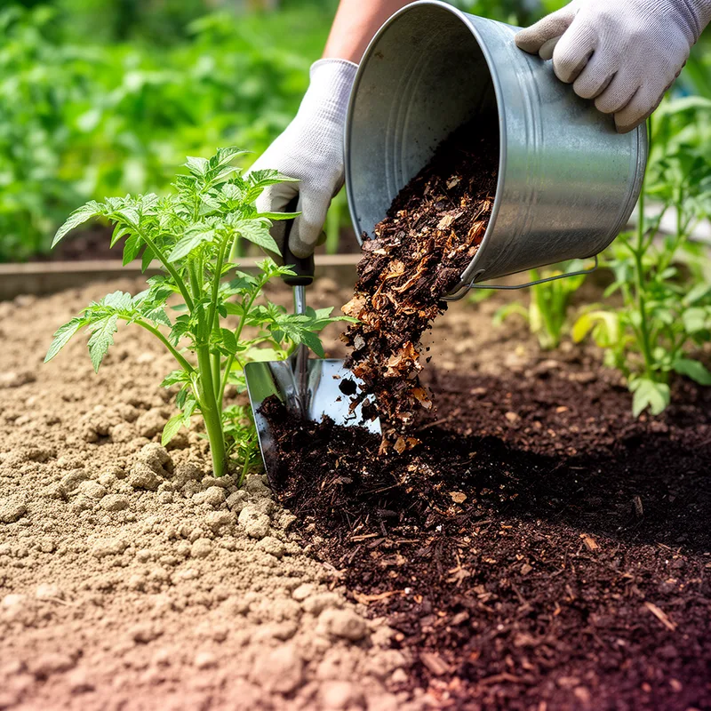 to impregnate the soil