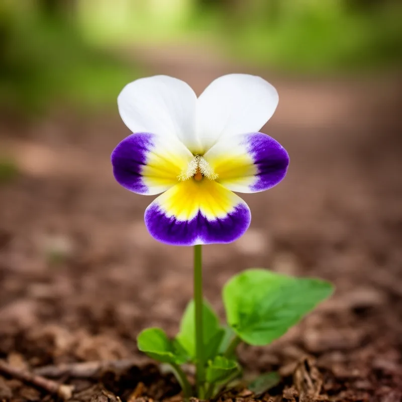 two-eyed violet
