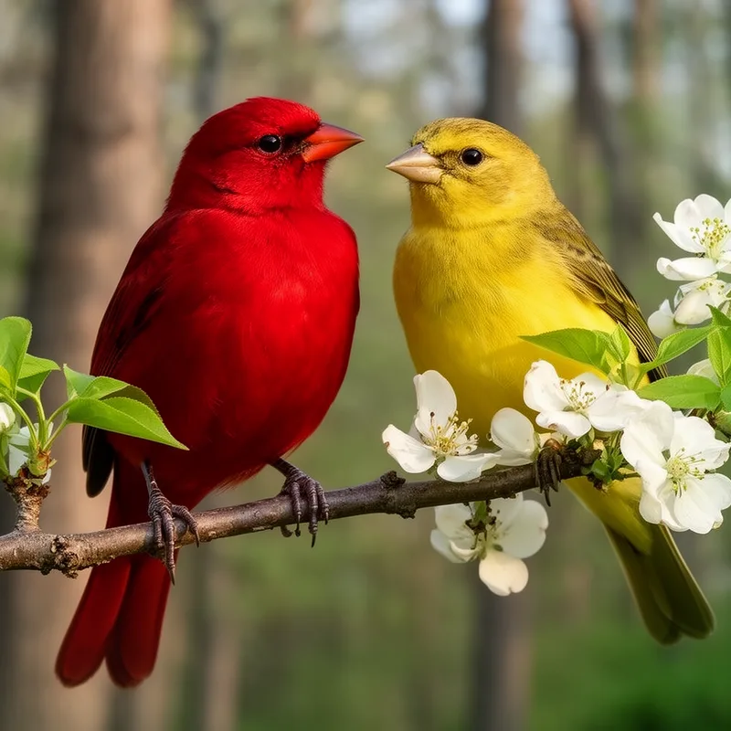 summer tanager