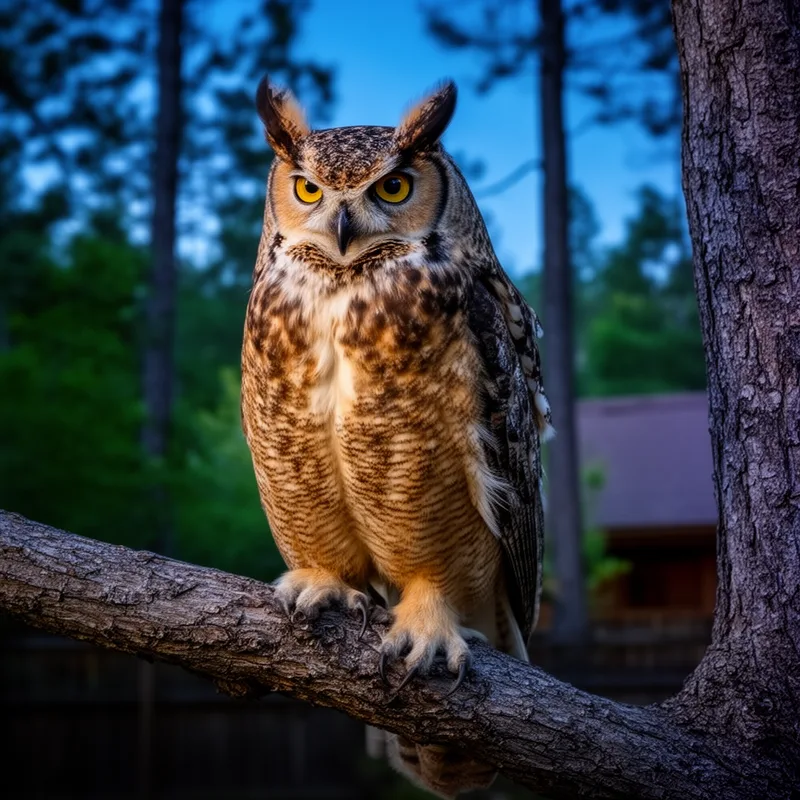 great horned owl