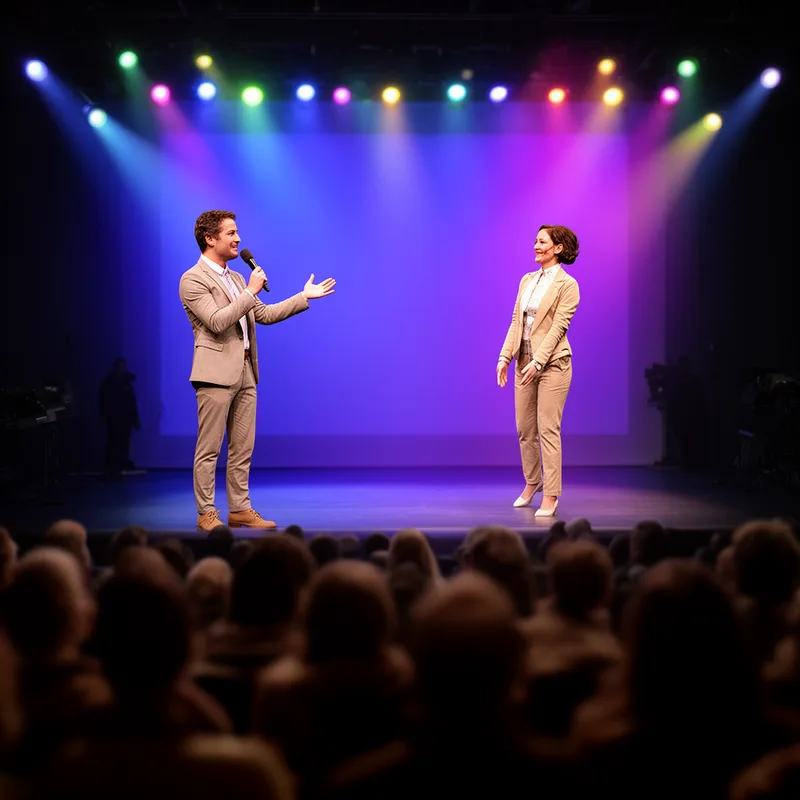 to compere