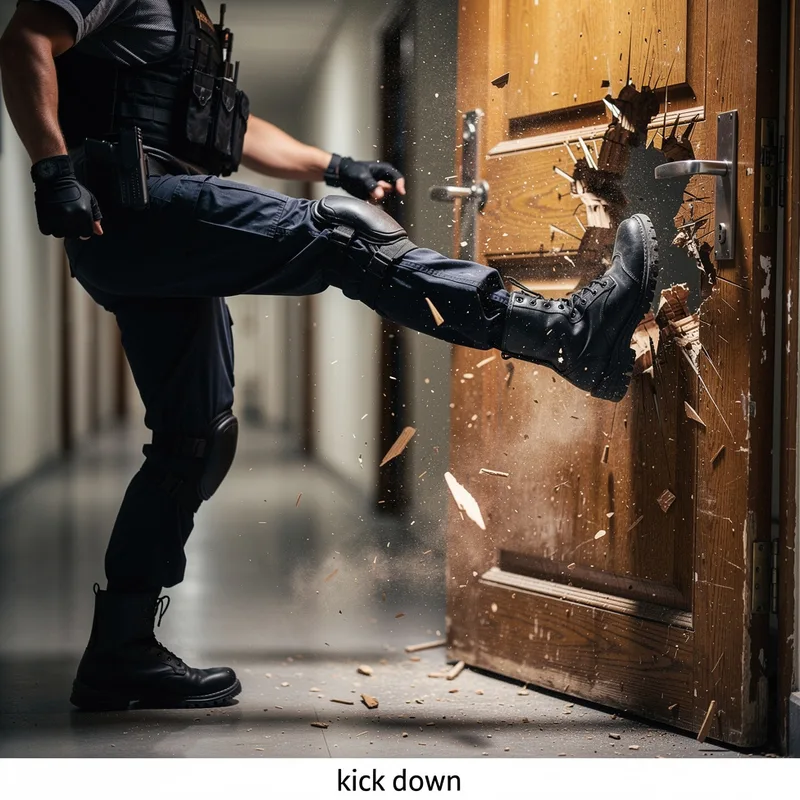 to kick down