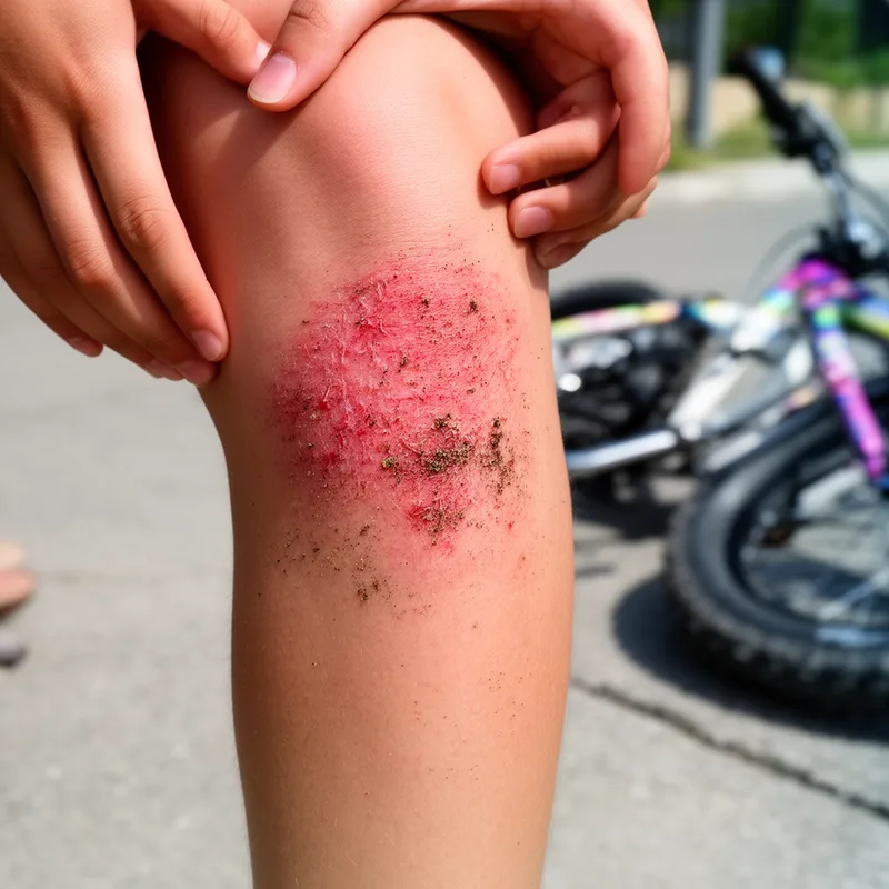 grazed