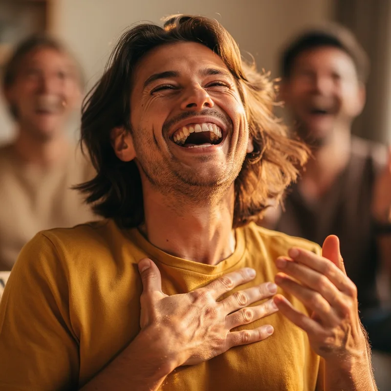 hearty laugh