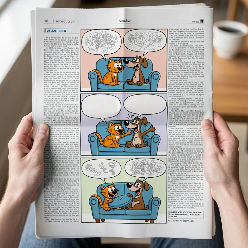 cartoon strip