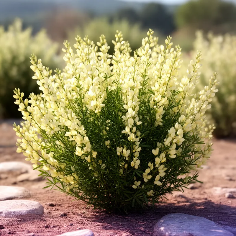 white Spanish broom