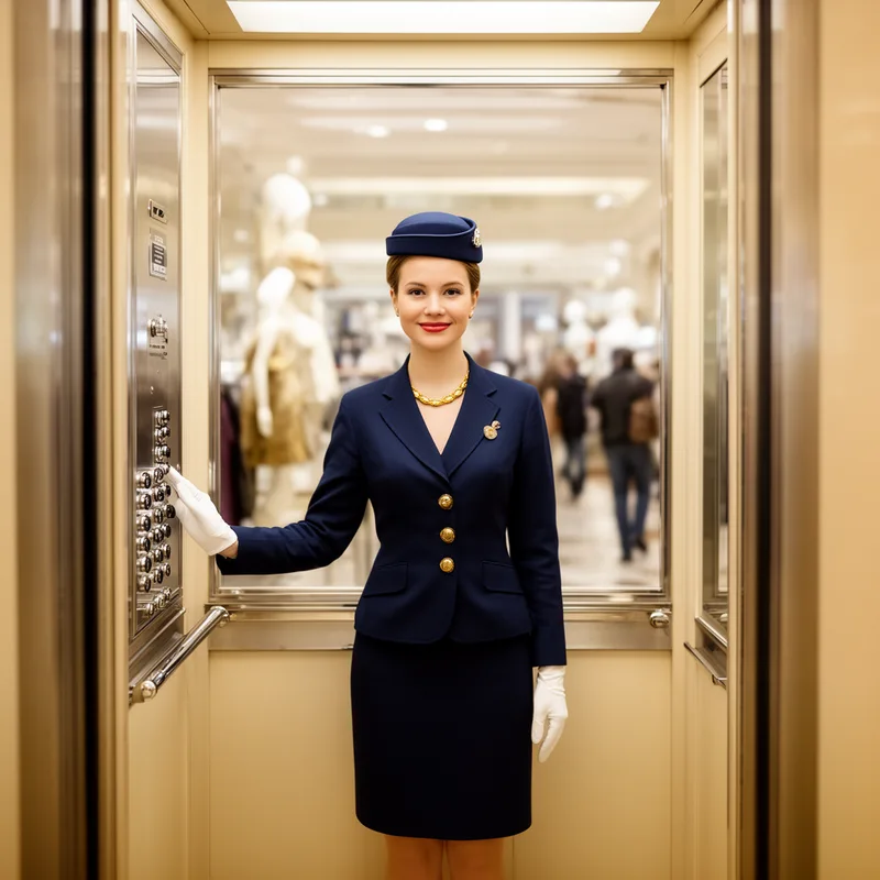 elevator girl