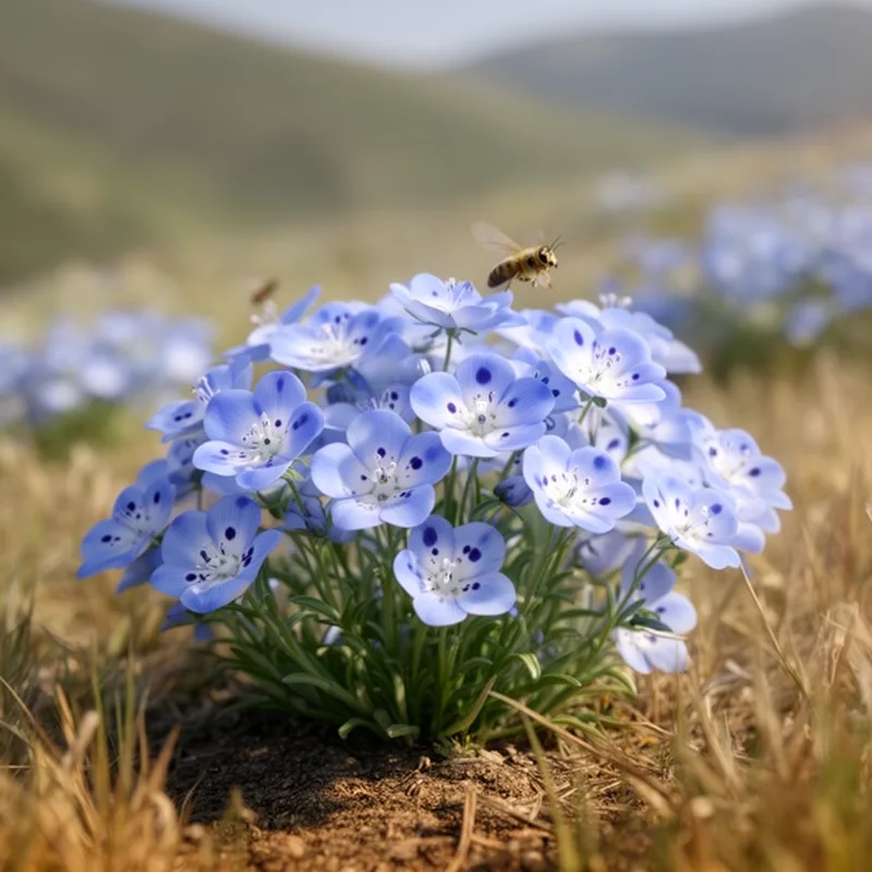 baby blue-eyes