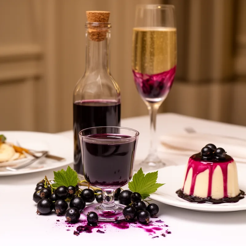 blackcurrant liqueur