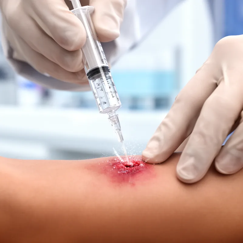to syringe