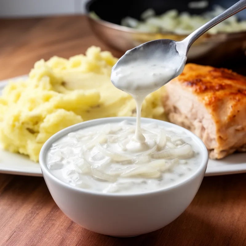 white onion sauce