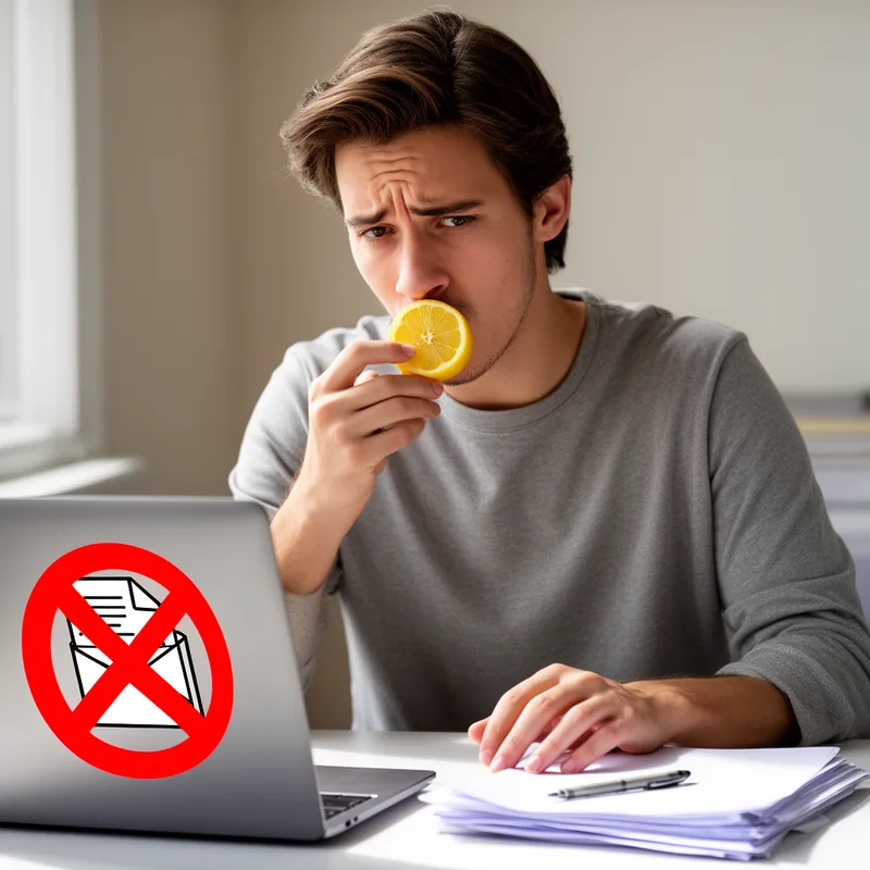 to suck a lemon
