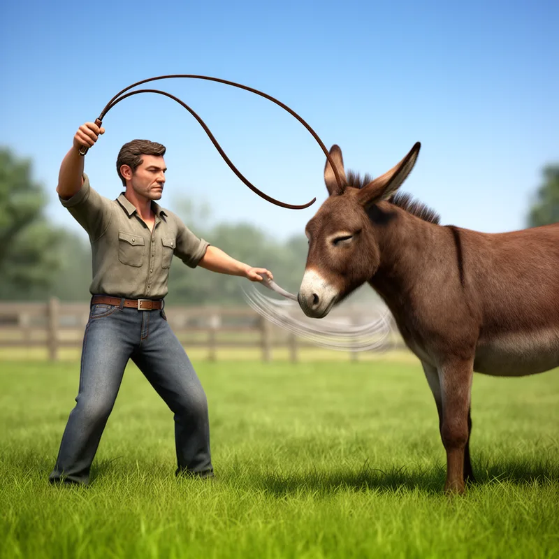 to horsewhip