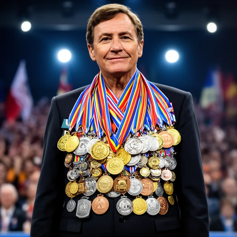 bemedaled