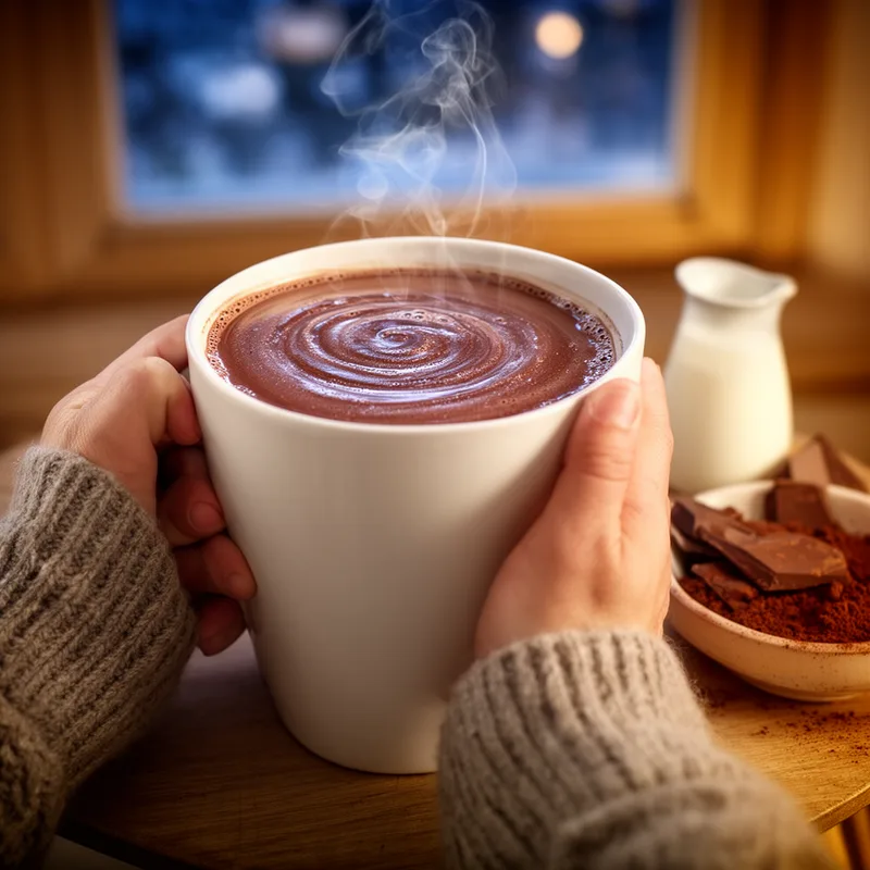 drinking chocolate