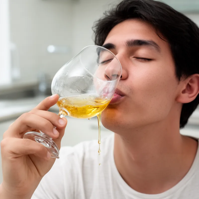 to drain the cup