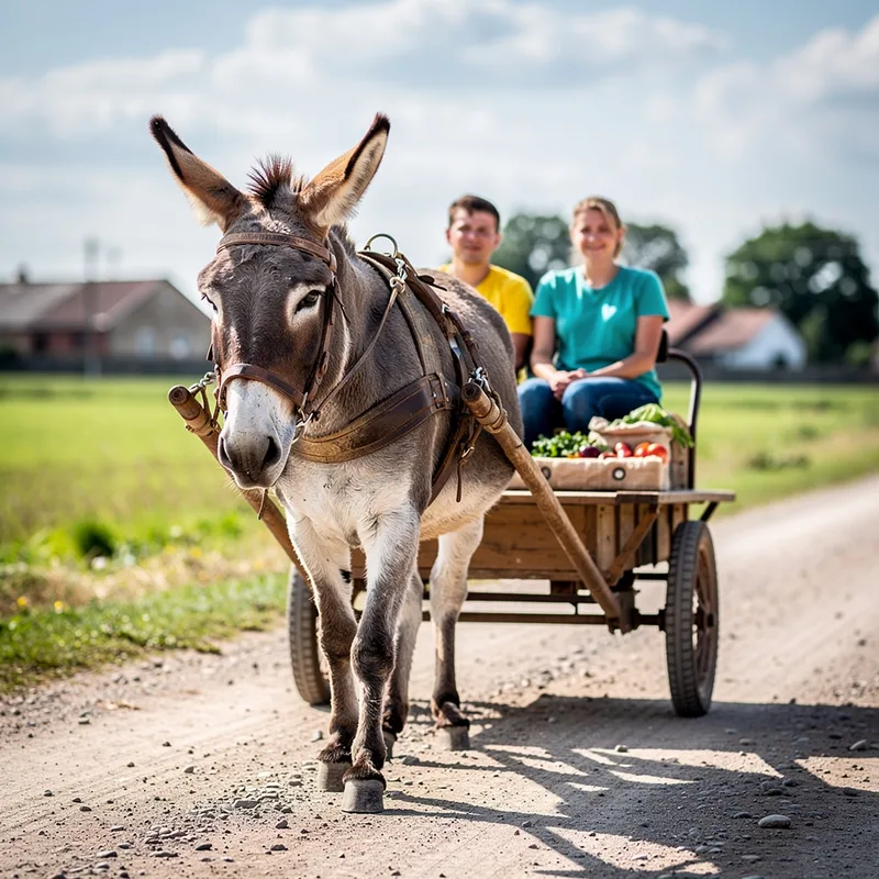 donkey cart