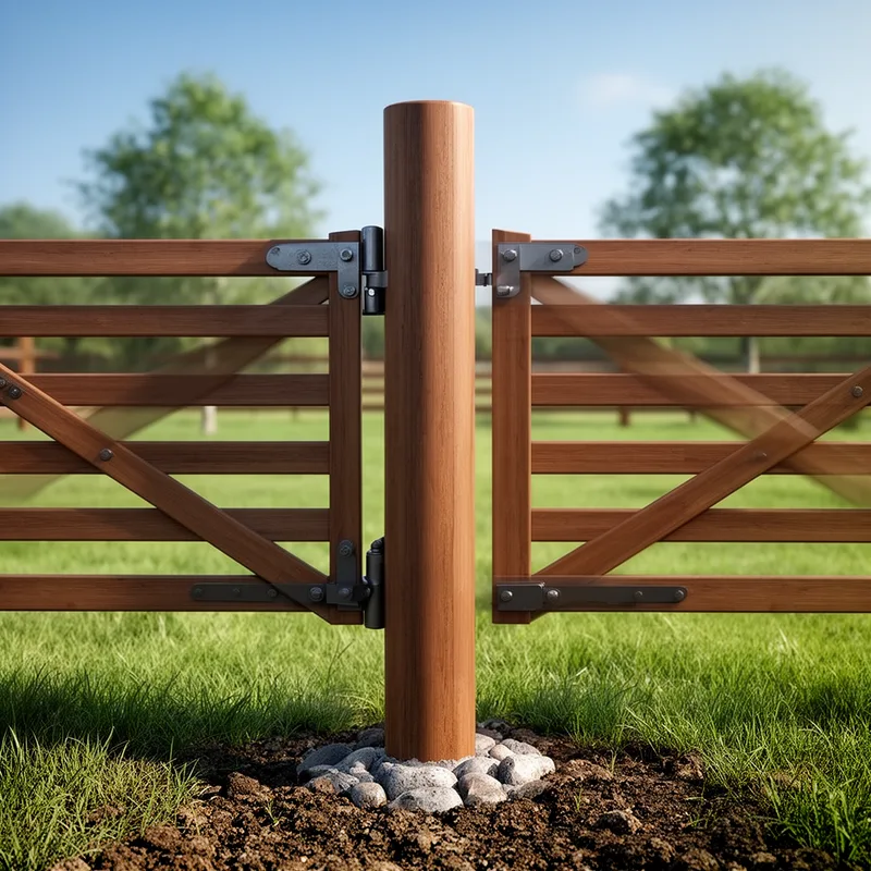 swinging post