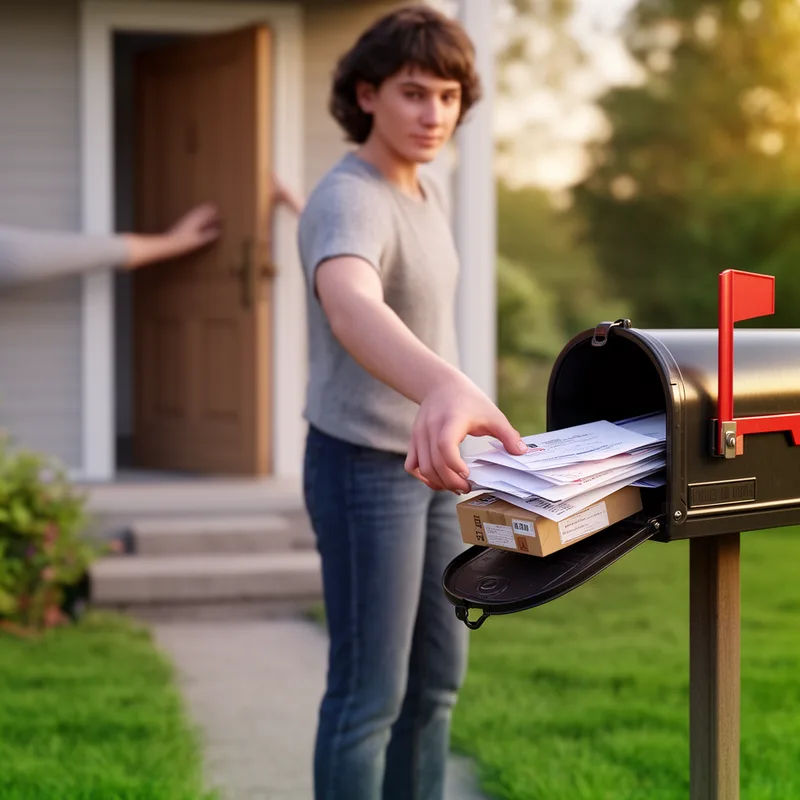 to fetch the mail