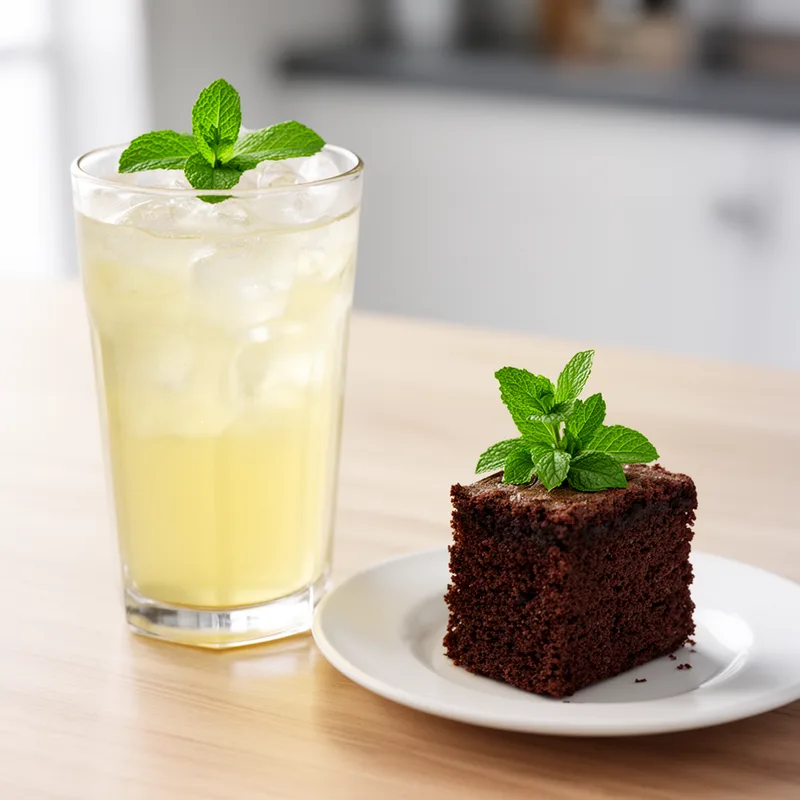 mint garnish