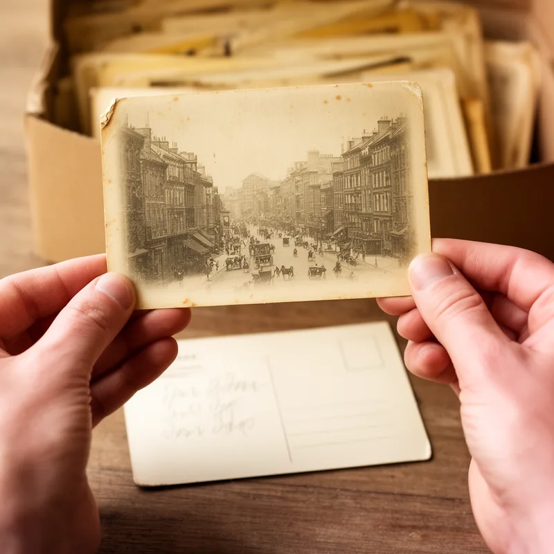 old postcard