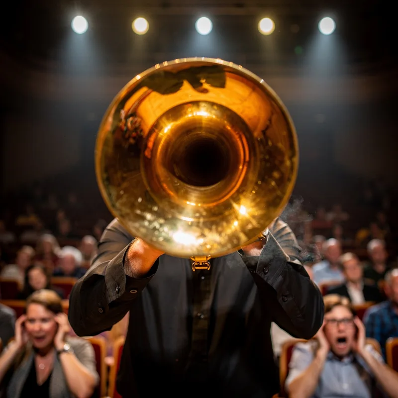 brassy