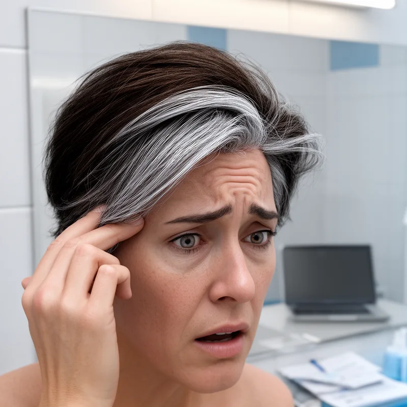 to get grey hair