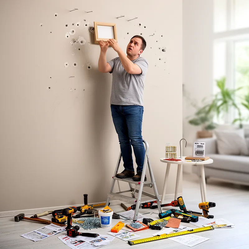 to make hard work of