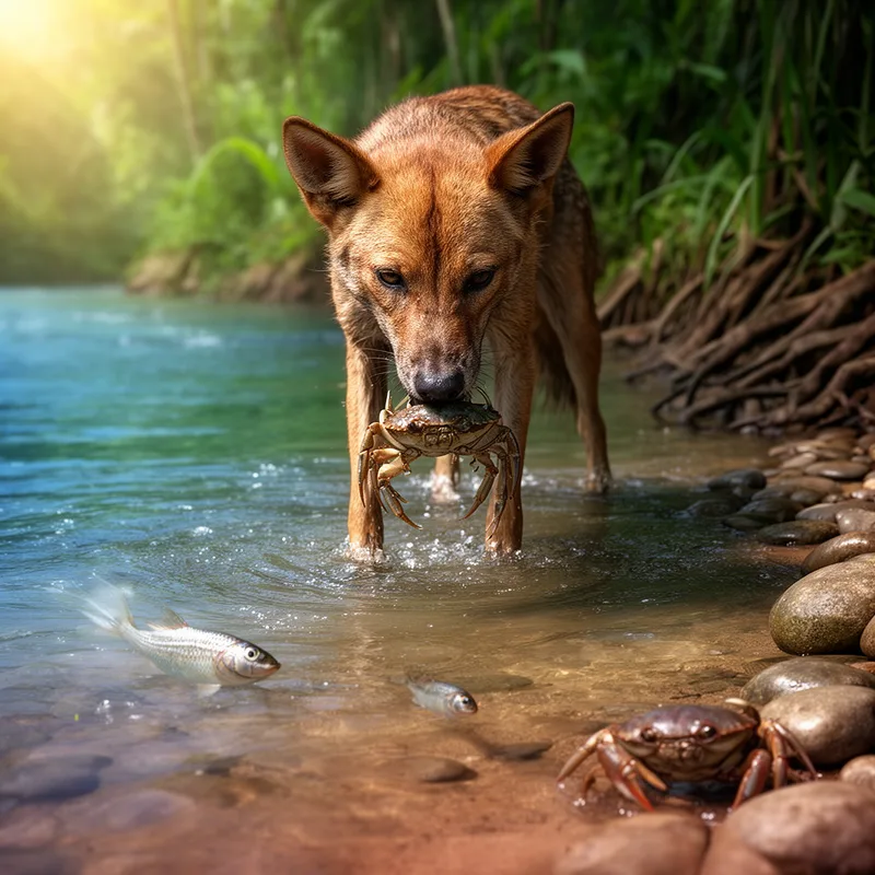 crab-eating dog