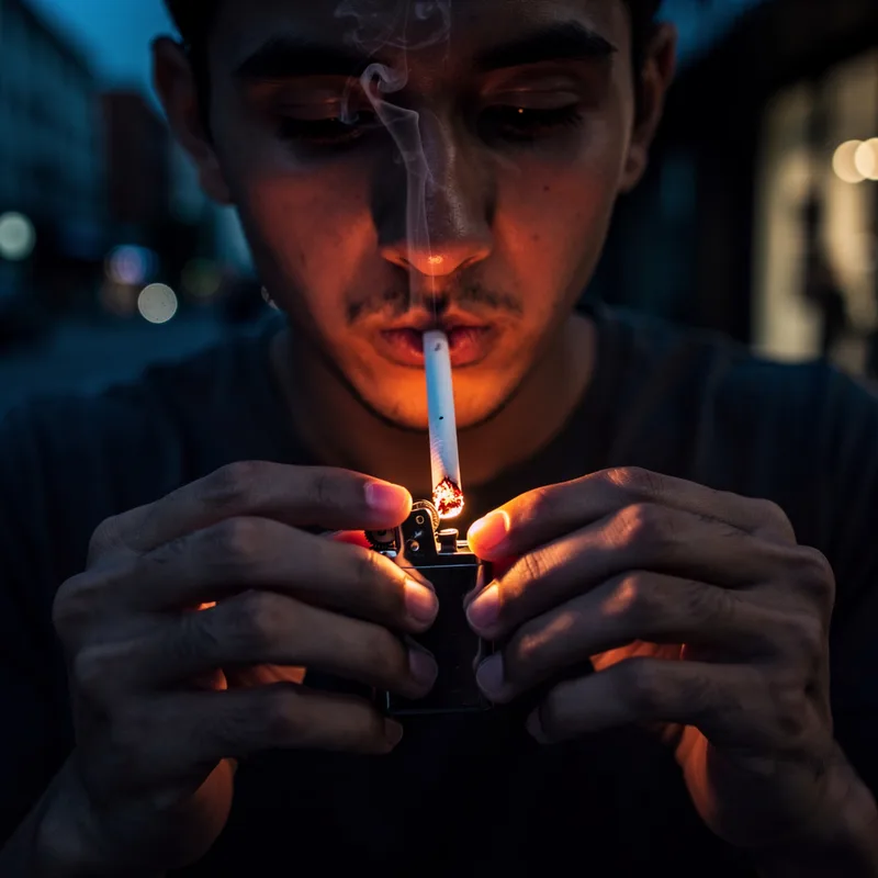 to light up