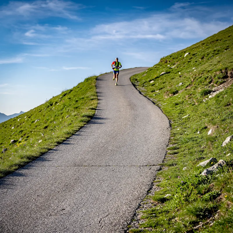 uphill