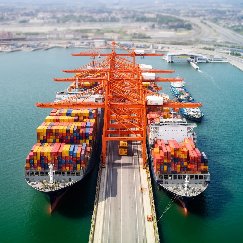 transshipment center