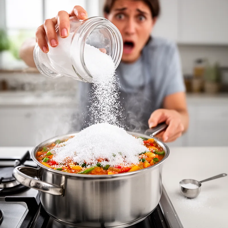 to oversalt