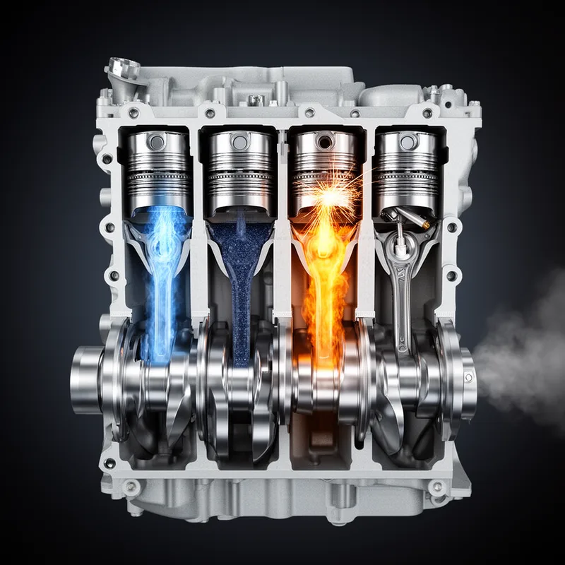 four-stroke internal-combustion engine