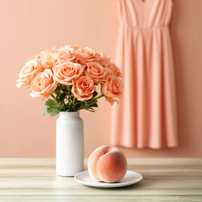 peachy-colored