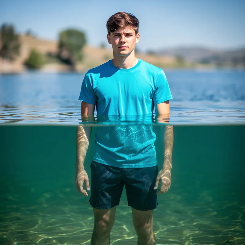 waist-deep