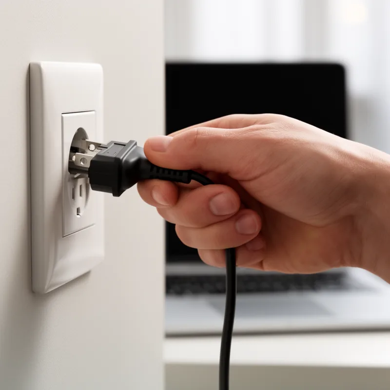 to plug out