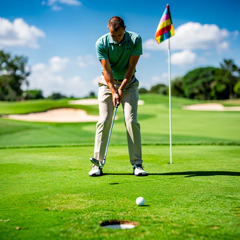 golfing