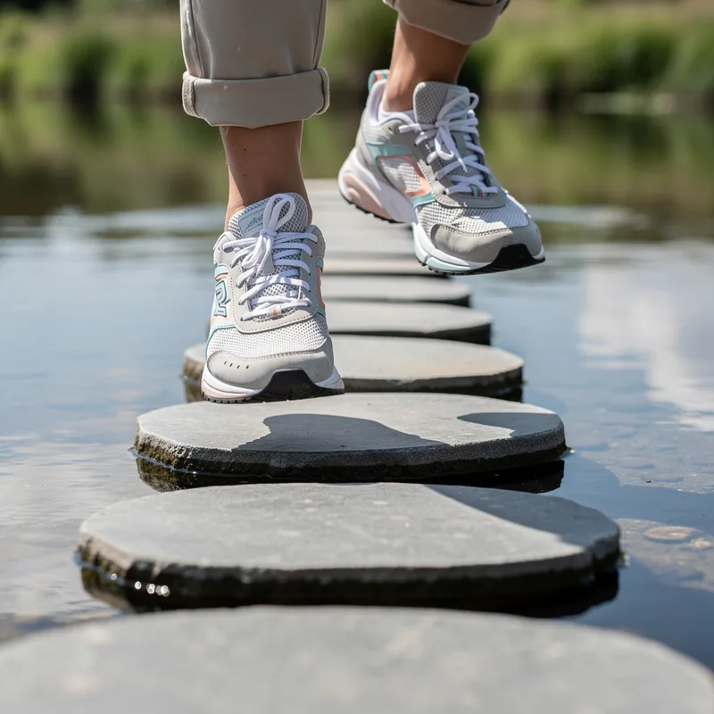 step by step