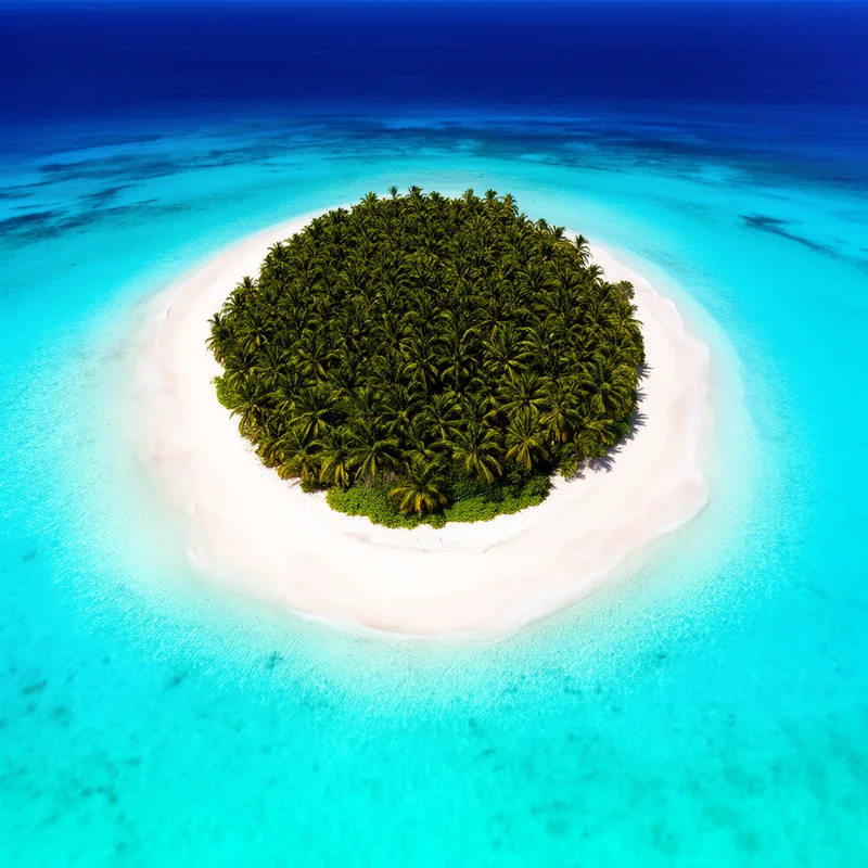 Caribbean island